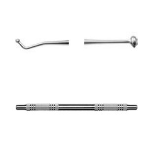 AMERICAN EAGLE Burnisher 26-29 Ball-Football TT Double Ended Stainless Steel Handle 1/4 in