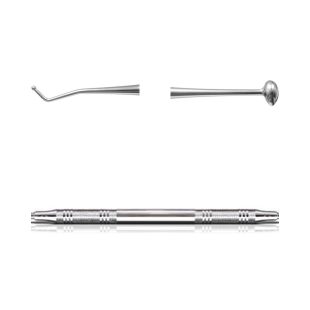 AMERICAN EAGLE Burnisher NYU B1 Ball-Football TT Double Ended Stainless Steel Handle 1/4 in