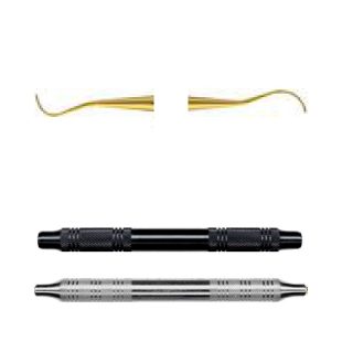 AMERICAN EAGLE Younger-Good Curette 7-8 XP Double Ended Stainless Steel Handle 3/8 in