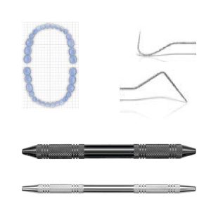 AMERICAN EAGLE Explorer-23/Probe Michigan 0 Black Rings TT Double Ended SS Handle 7/32 in
