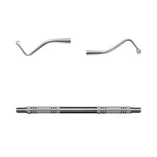 AMERICAN EAGLE Excavator E-3 TT INF# 25-9-15 Double Ended Stainless Steel Handle 1/4 in