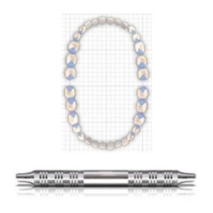 AMERICAN EAGLE Standard Gracey Curette 17-18 XP Double Ended Stainless Steel Handle 3/8 in