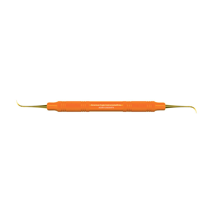 AMERICAN EAGLE XP² Technology™ Scaler N128, Double Ended Orange Resin Handle 3/8 in