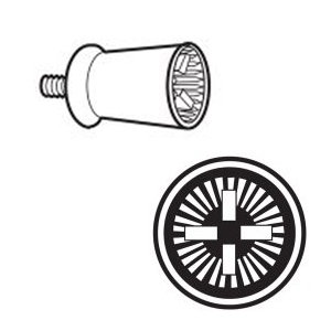 Prophy Cups Non-Latex Ribbed Webbed Screw Soft
