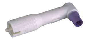 Disposable Prophy Angles with Soft Purple Ribbed Webbed Cup