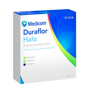 MEDICOM Duraflor Halo 5% Sodium Fluoride White Varnish