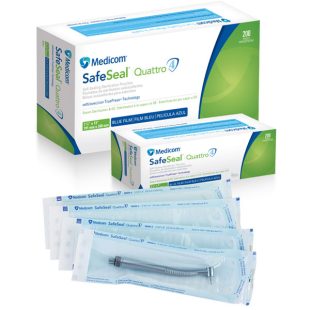 MEDICOM SafeSeal Quattro Blue Class 4 Sterilization Pouches