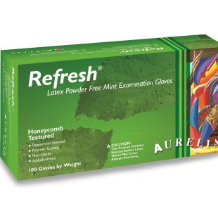 AURELIA Refresh Latex Peppermint Gloves