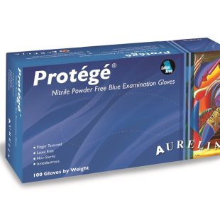 AURELIA Protege Nitrile Powder Free Blue Gloves