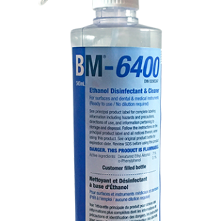 BM-4S Dispenser Bottle with Sprayer for BM-6400 Ethanol 500 ml