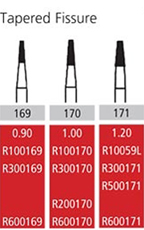 COLTENE Alpen Carbide Tapered Fissure Operative Bur