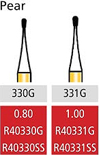 COLTENE Alpen Speedster Carbide Pear Operative Bur
