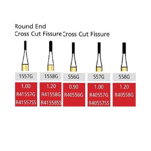 COLTENE Alpen Speedster Carbide Round End Cross Fissure Operative Bur