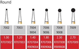 COLTENE Alpen Carbide Composite Trimming Round Bur