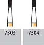 COLTENE Alpen Carbide Composite Trimming Long Pear Bur #7304 12 Flutes FG 5/pk