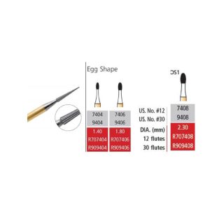 COLTENE Alpen Carbide Composite Trimming Egg Bur