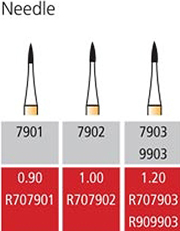 COLTENE Alpen Carbide Composite Trimming Needle Bur