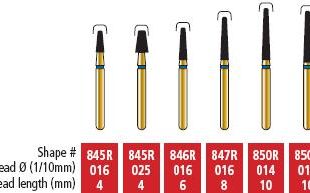 COLTENE Alpen Swiss Diamond Modified End Taper Bur #847R