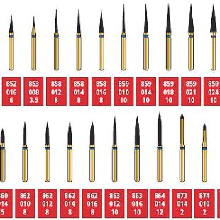 COLTENE Alpen Swiss Diamond Flame Bur #852
