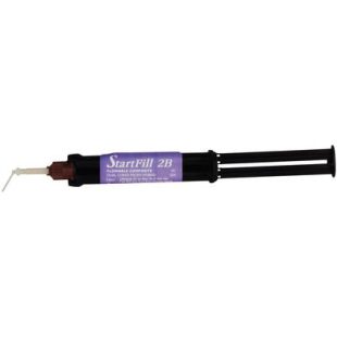 StartFill 2B Dual Cure Flowable Composite 10 g Automix Syringe w/6 Tips