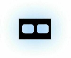 DENTSPLY Film Mount Dentsply Rinn Open Window 2H #3 Mounts 100/pk