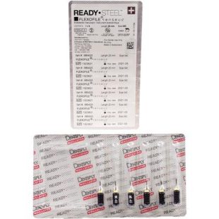 DENTSPLY Ready-Steel Flexofiles Size 40 x 25 mm Black 6/pk