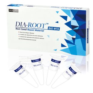 DiaDent Dia-Root BIO MTA Root Canal Repair Kit 0.5g Capsule, Mixing Pad & Spatula