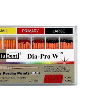 DiaDent Absorbent Paper Points Dia-PRO W Size Primary Red 100/box