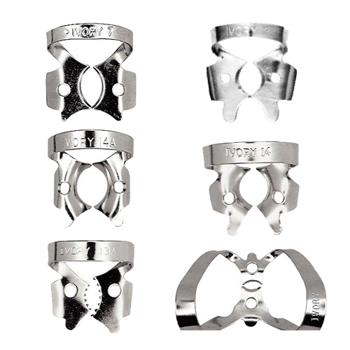 KULZER Ivory Winged SS Clamp