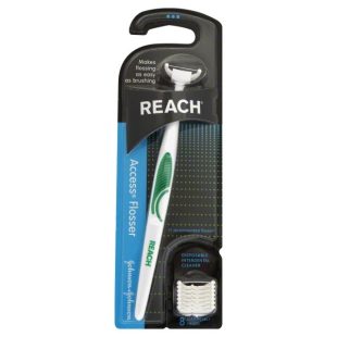 REACH Access Flosser with 8 Replacement Heads 6/pk