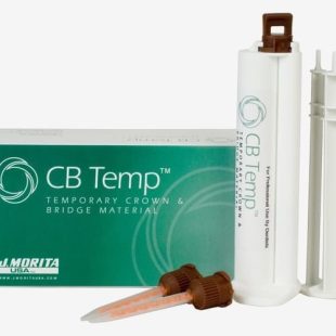 J. MORITA CB Temp Temporary C&B Material 10 ml Syringe Shade A2 w/10 Mixing Tips