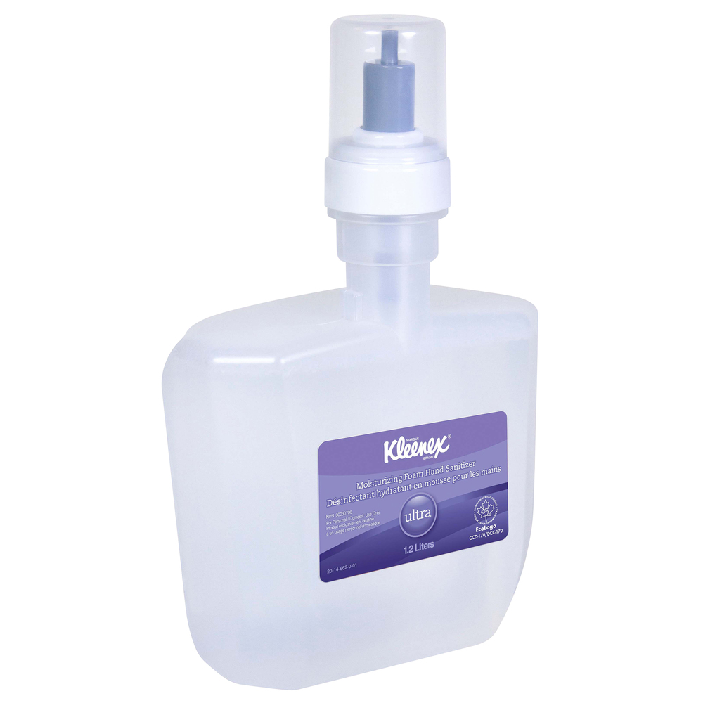 Scott Hand Sanitizer Ultra Foam 70% Alcohol, 1200ml Refill, 2/case **HAZMAT