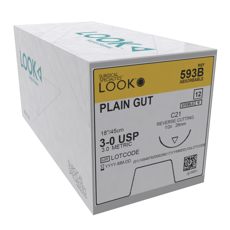 LOOK Sutures Plain Gut