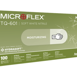 MICROFLEX Soft White Nitrile TQ-601 White Powder Free Gloves