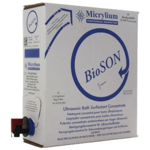MICRYLIUM BioSON Enzymatic Ultrasonic Bath Cleaning & PreSoak Concentrate Bag in a Box 5 L