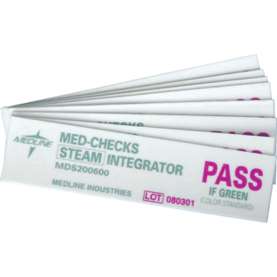 Med-Checks Class 5 Steam Integrator Strips 3.5 in 250/bag
