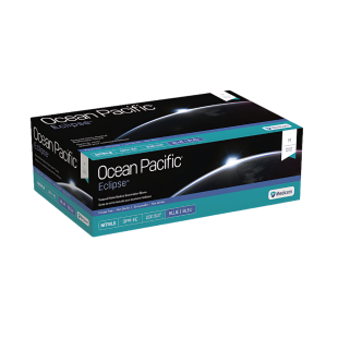 MEDICOM Ocean Pacific ECLIPSE Blue Nitrile Medical Exam Gloves