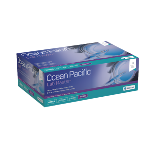 MEDICOM Ocean Pacific LAB MASTER Indigo Nitrile Medical Exam Gloves