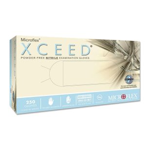 MICROFLEX Xceed Blue Nitrile Powder Free Gloves