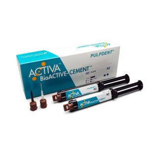 PULPDENT Activa BioACTIVE Cement Syringe Pack with Tips