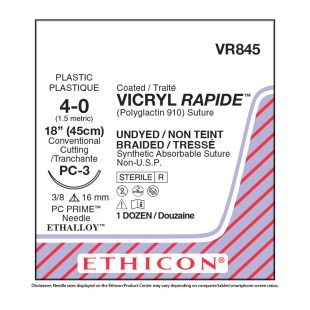ETHICON Sutures Vicryl Rapide