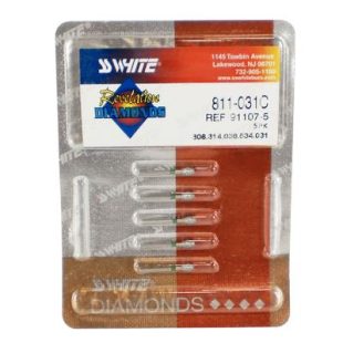 SSW Revelation Diamonds Barrel Bur #811 - 031 Coarse FG 5/pk