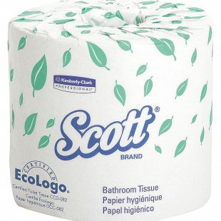 SCOTT Bathroom Tissue 2 Ply White 40/case
