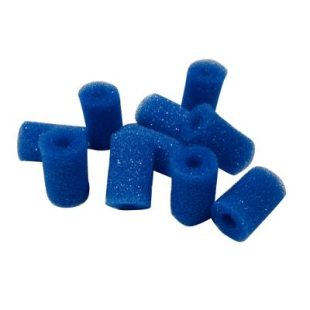 ZIRC Saliva Ejector Cushions Single Use 1 x .63 in Blue 100/pk