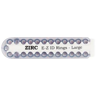 ZIRC E-Z ID Rings with Dispenser Latex Free Autoclavable