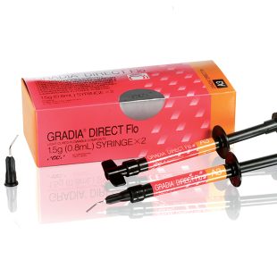 GC AMERICA Gradia Direct Flo Hybrid Composite Resin 1.5 g Syringe