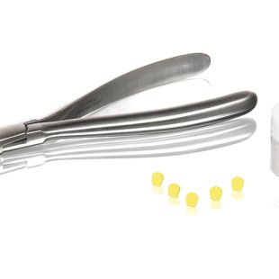 GC AMERICA Pliers Starter Kit with Pliers, 50 Tips and 4 g Jar Emery Powder