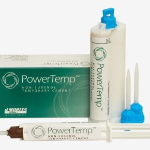 J. MORITA PowerTemp Eugenol Free Temporary Cement Cartridge 50 ml with 10 Tips