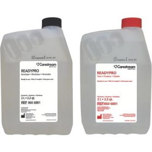 CARESTREAM READYPRO Dental Chemicals Twin Pack 2 L Fixer & 2 L Developer 2/case