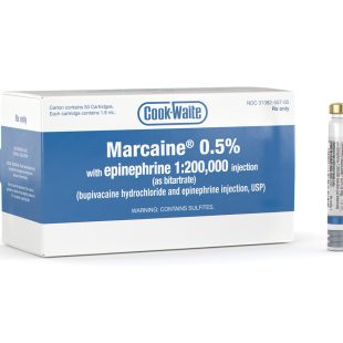 SEPTODONT Cook-Waite Marcaine Bupivacaine HCl 0.5 % with Epinephrine 1:200,000